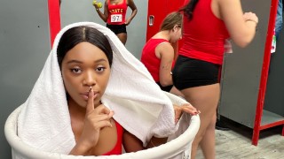 Stretching the Track Star with Journey Love, Logan Xander in Let's Post It by MOFOS